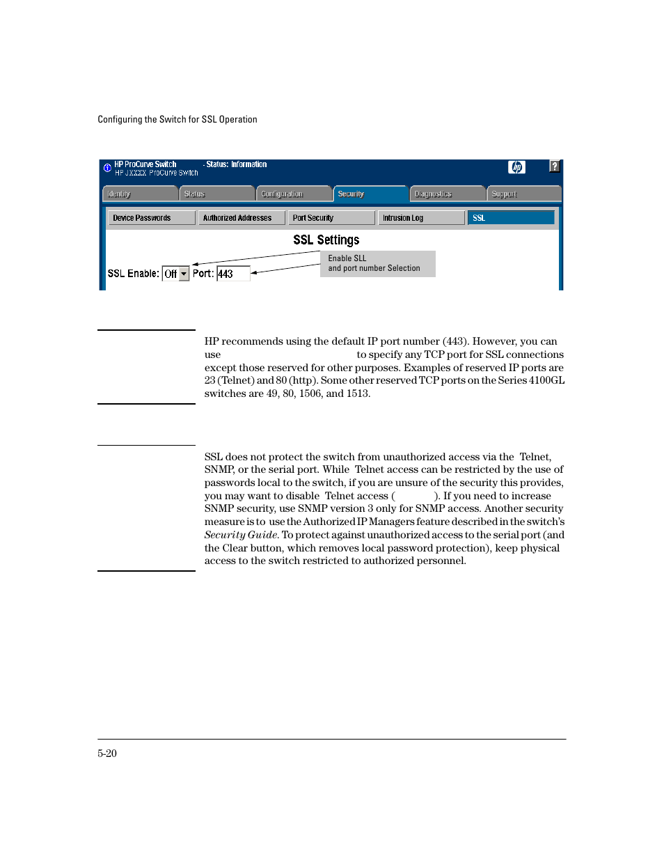 HP 4100GL User Manual | Page 132 / 228