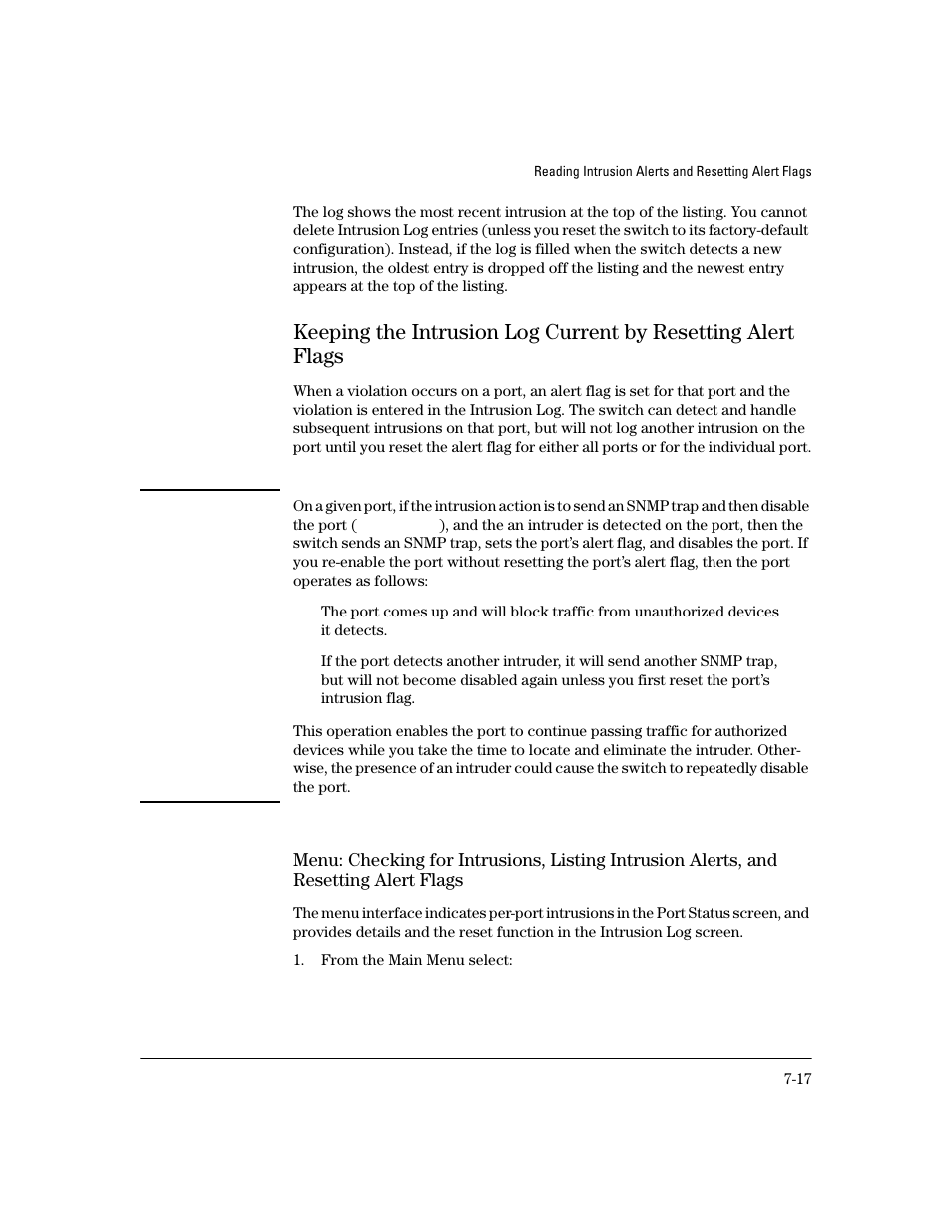 And resetting alert flags -17 | HP 4100GL User Manual | Page 199 / 228