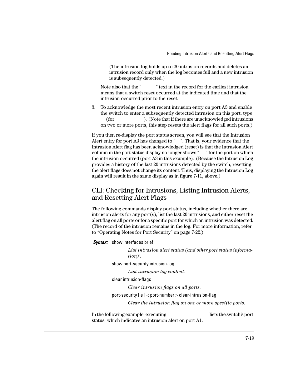 And resetting alert flags -19 | HP 4100GL User Manual | Page 201 / 228