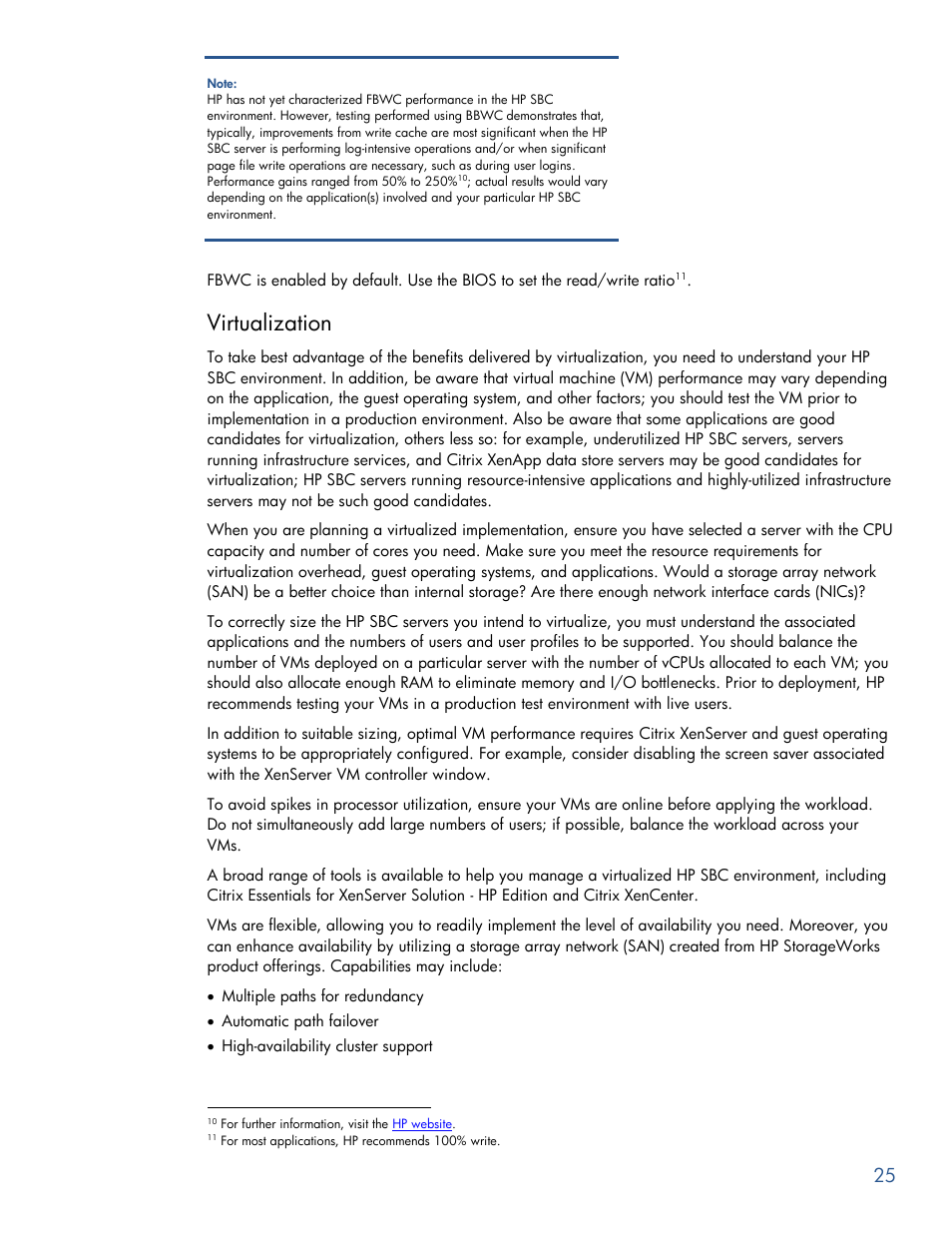 Virtualization | HP PROLIANT BL465C G7 User Manual | Page 25 / 30