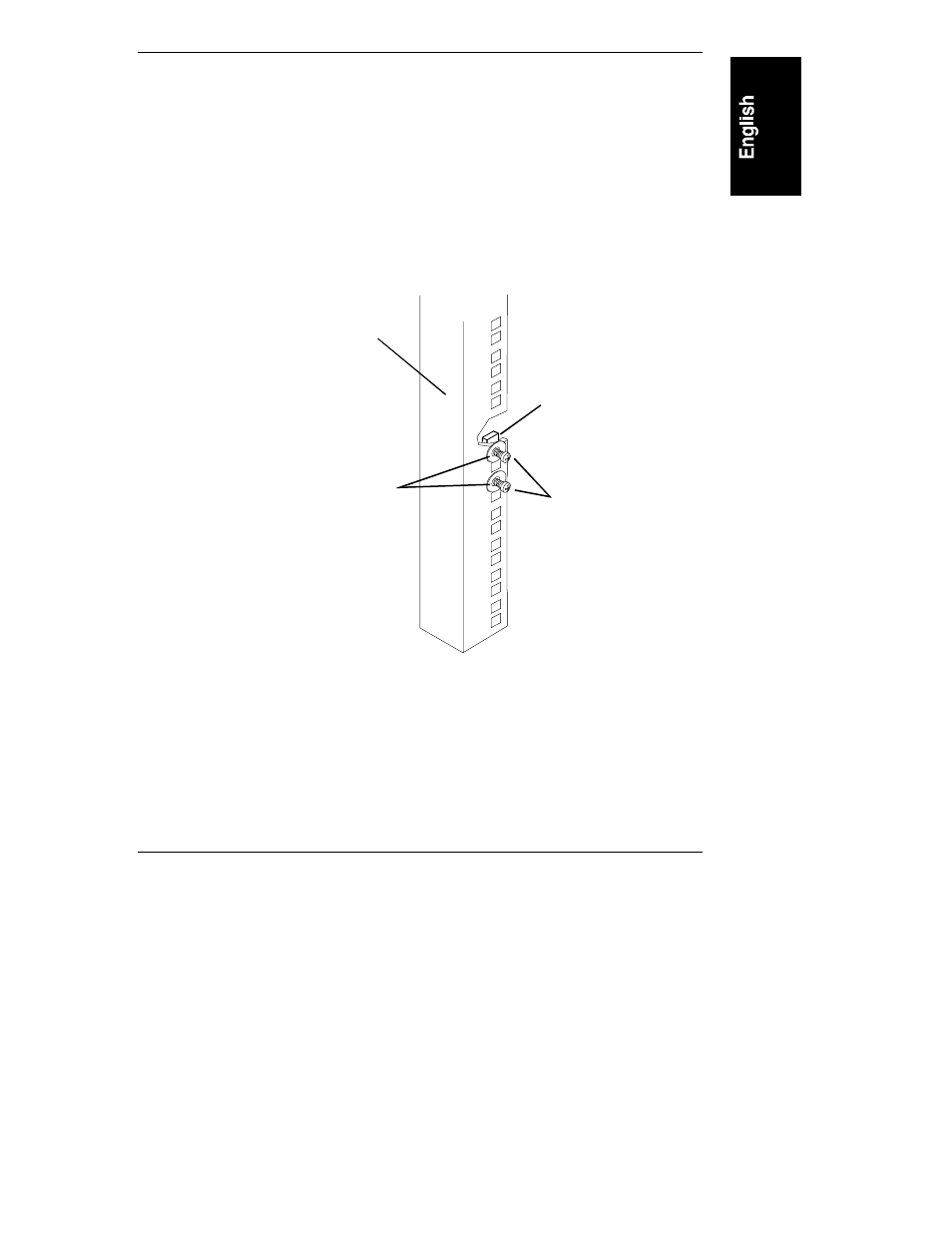 Installing the bar nuts, screws, and rack nuts | HP LH 3r User Manual | Page 13 / 23
