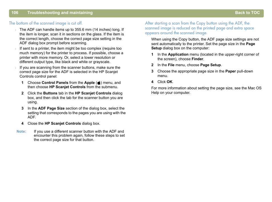 HP 5400c Series User Manual | Page 106 / 146