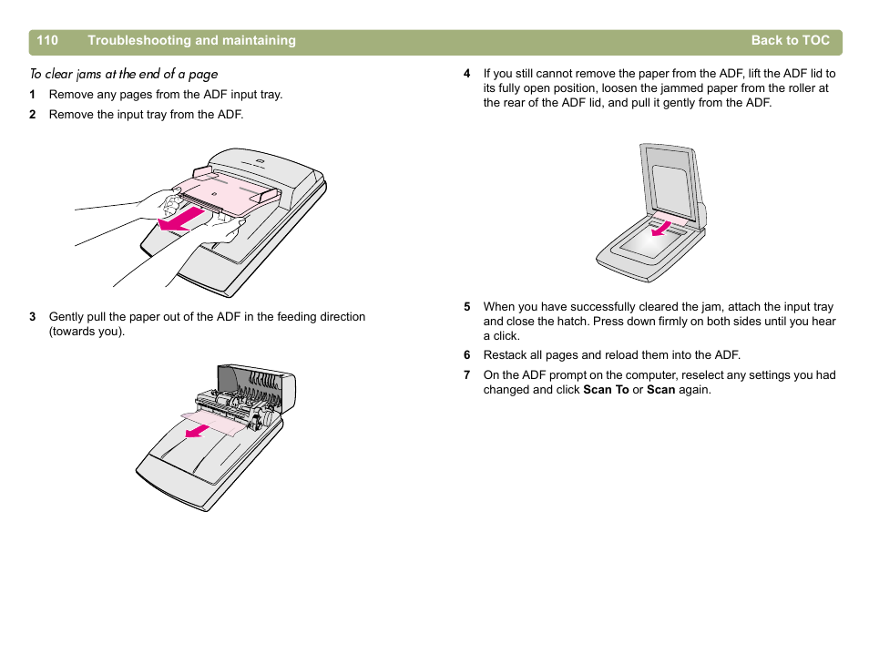 HP 5400c Series User Manual | Page 110 / 146