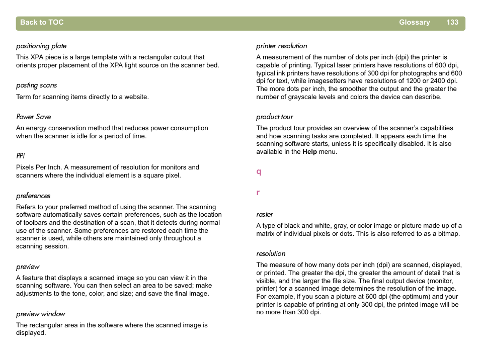 HP 5400c Series User Manual | Page 133 / 146