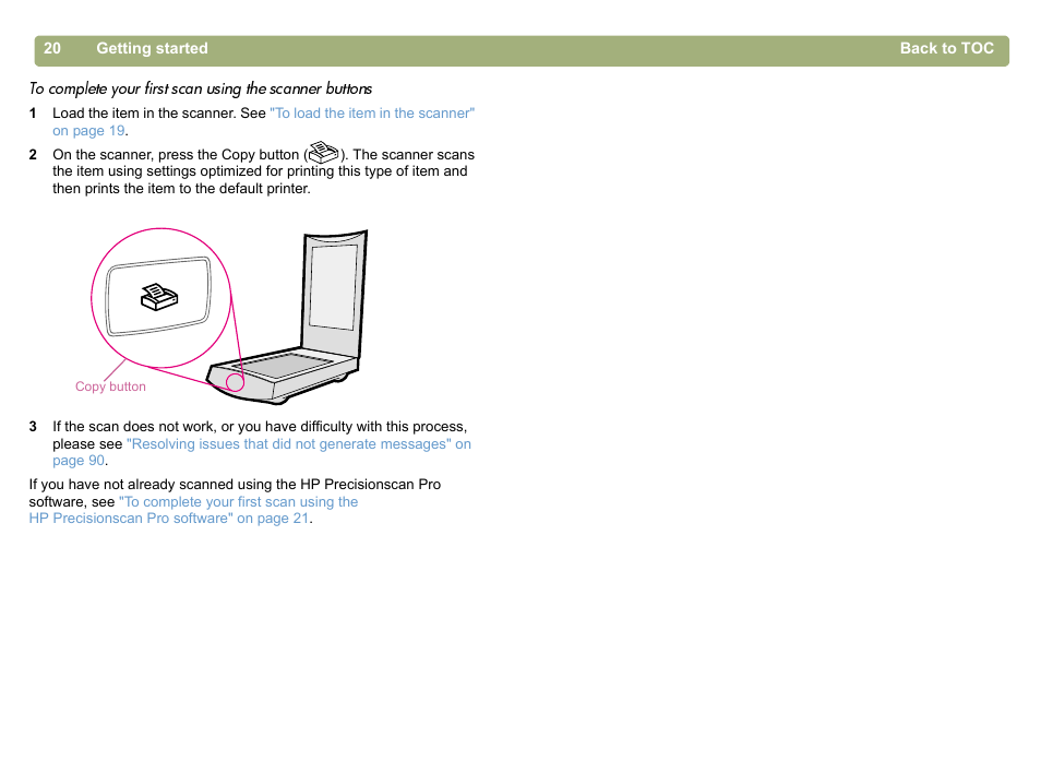 HP 5400c Series User Manual | Page 20 / 146