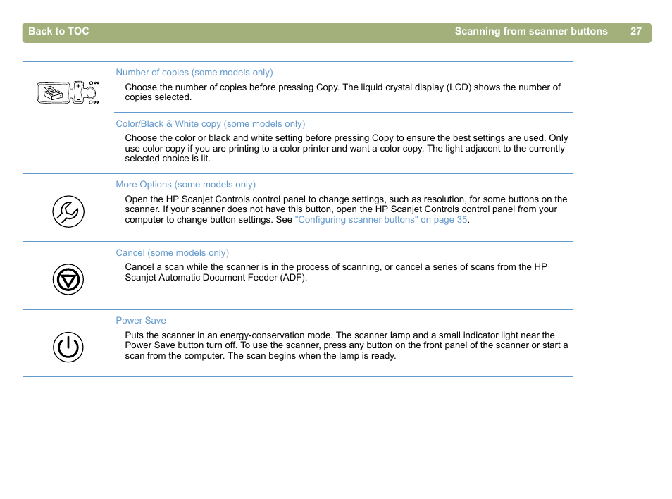 HP 5400c Series User Manual | Page 27 / 146