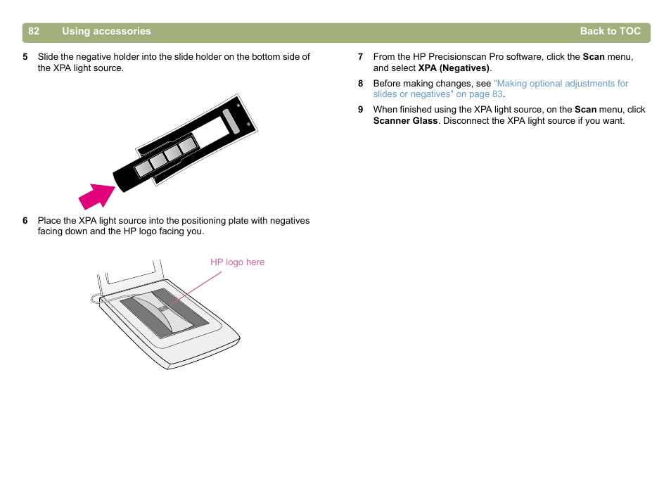 HP 5400c Series User Manual | Page 82 / 146