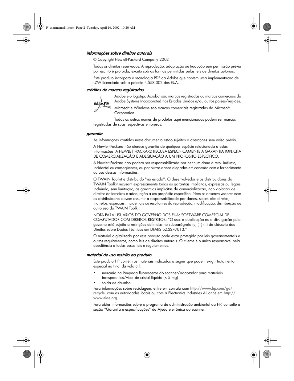 HP 4500c Series User Manual | Page 52 / 74
