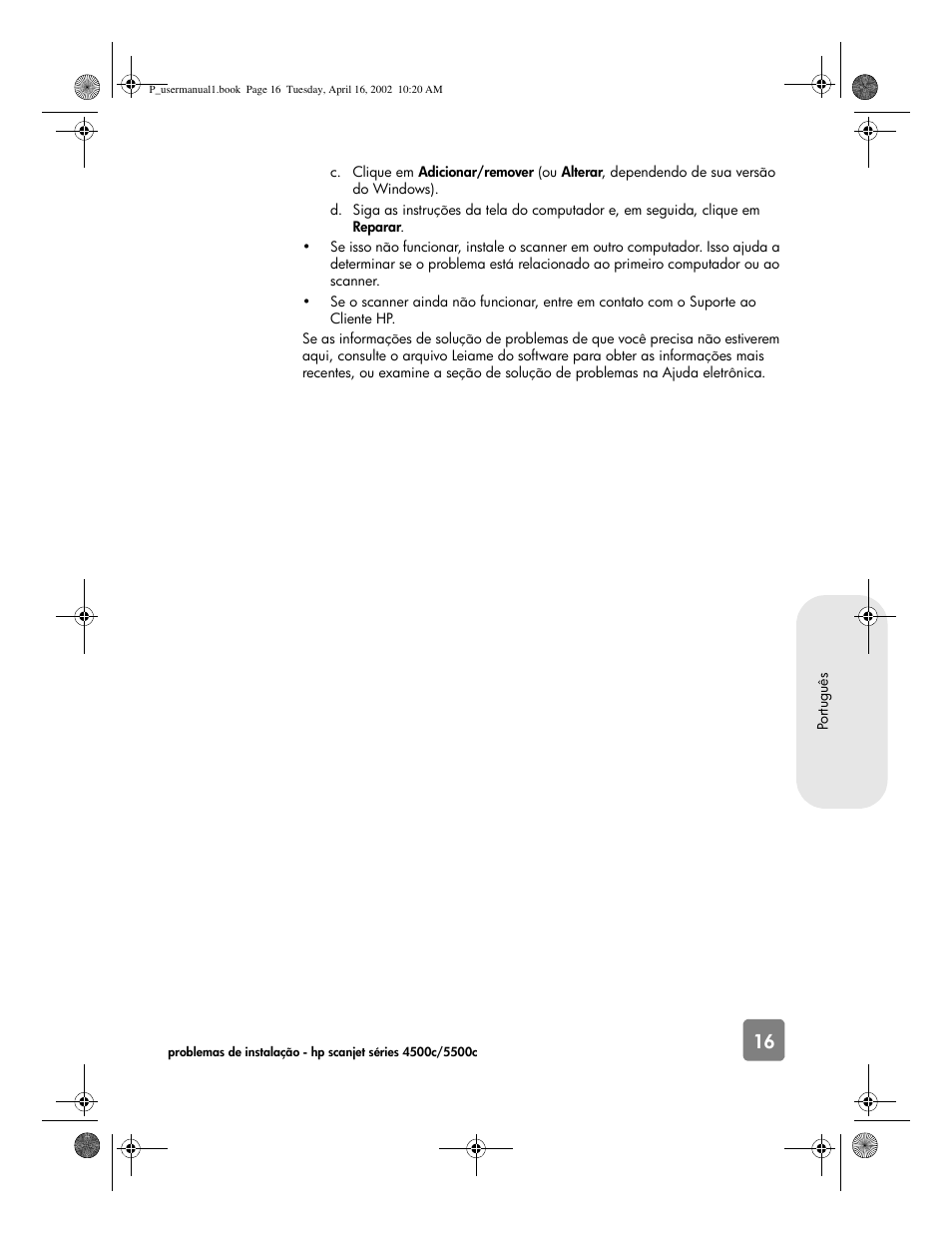 HP 4500c Series User Manual | Page 69 / 74