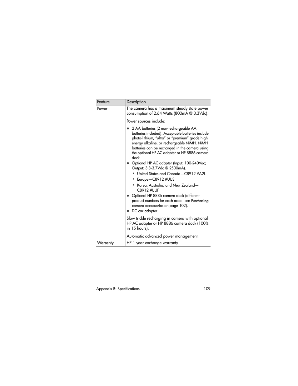 HP Photosmart 730 series User Manual | Page 109 / 116