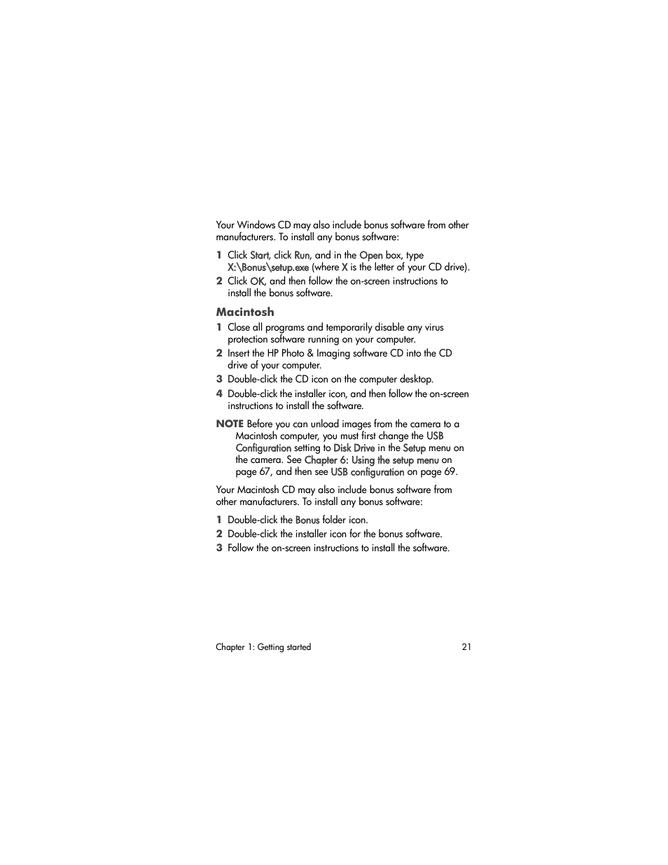 Macintosh | HP Photosmart 730 series User Manual | Page 21 / 116