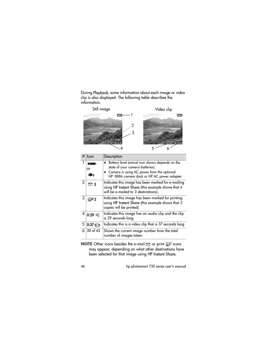 HP Photosmart 730 series User Manual | Page 46 / 116