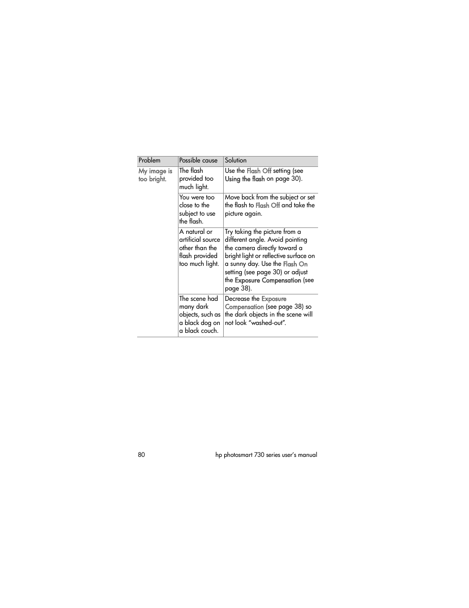 HP Photosmart 730 series User Manual | Page 80 / 116