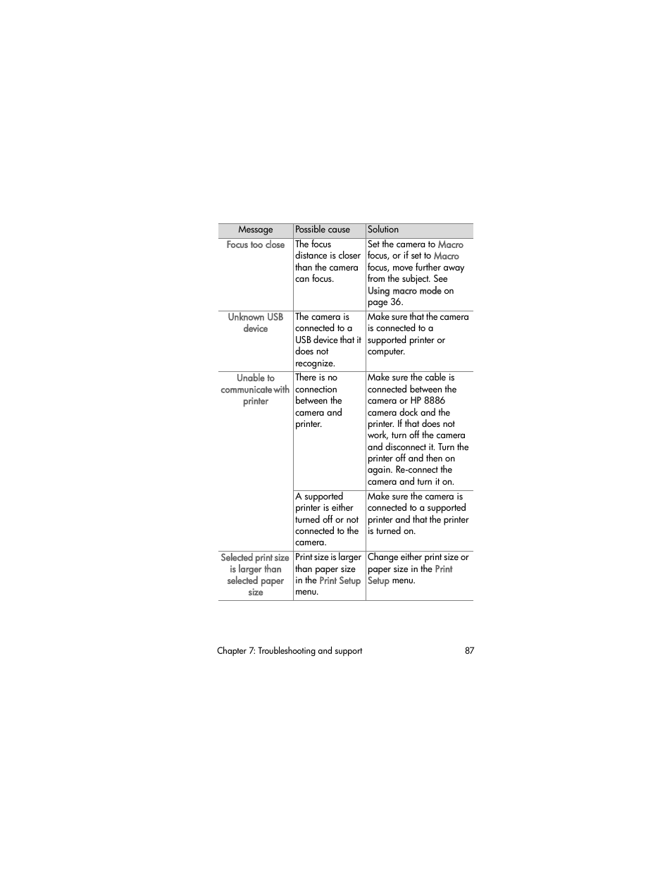 HP Photosmart 730 series User Manual | Page 87 / 116