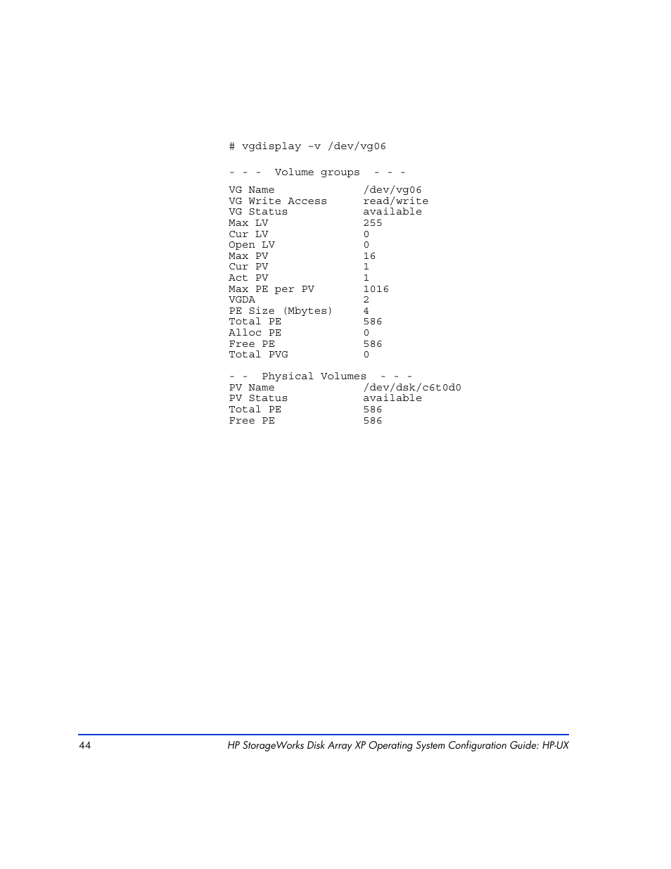 HP XP12000 User Manual | Page 42 / 82