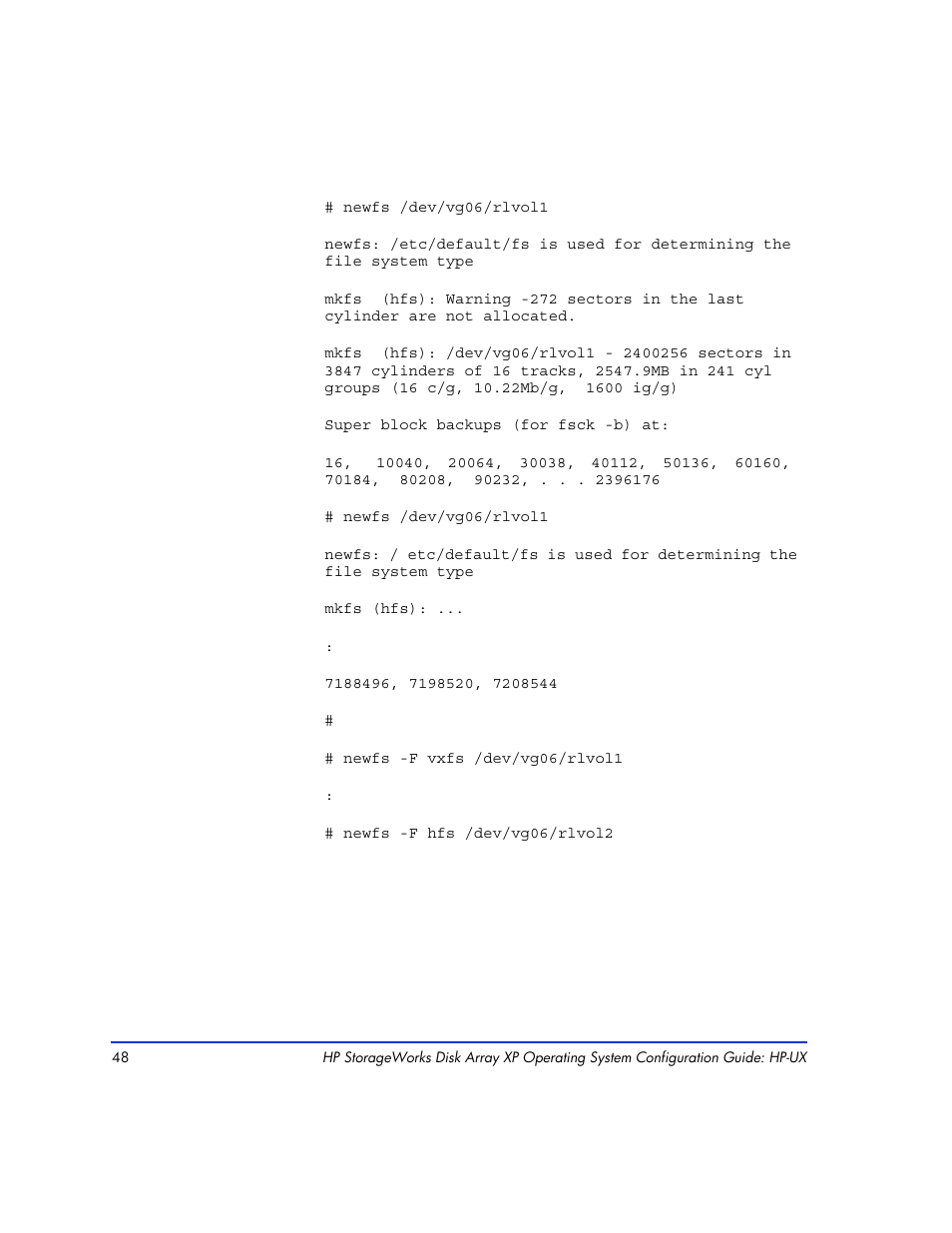 HP XP12000 User Manual | Page 46 / 82