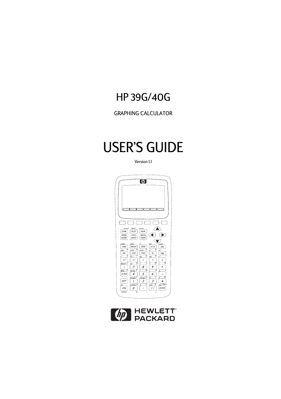 HP 39g+ User Manual | 288 pages