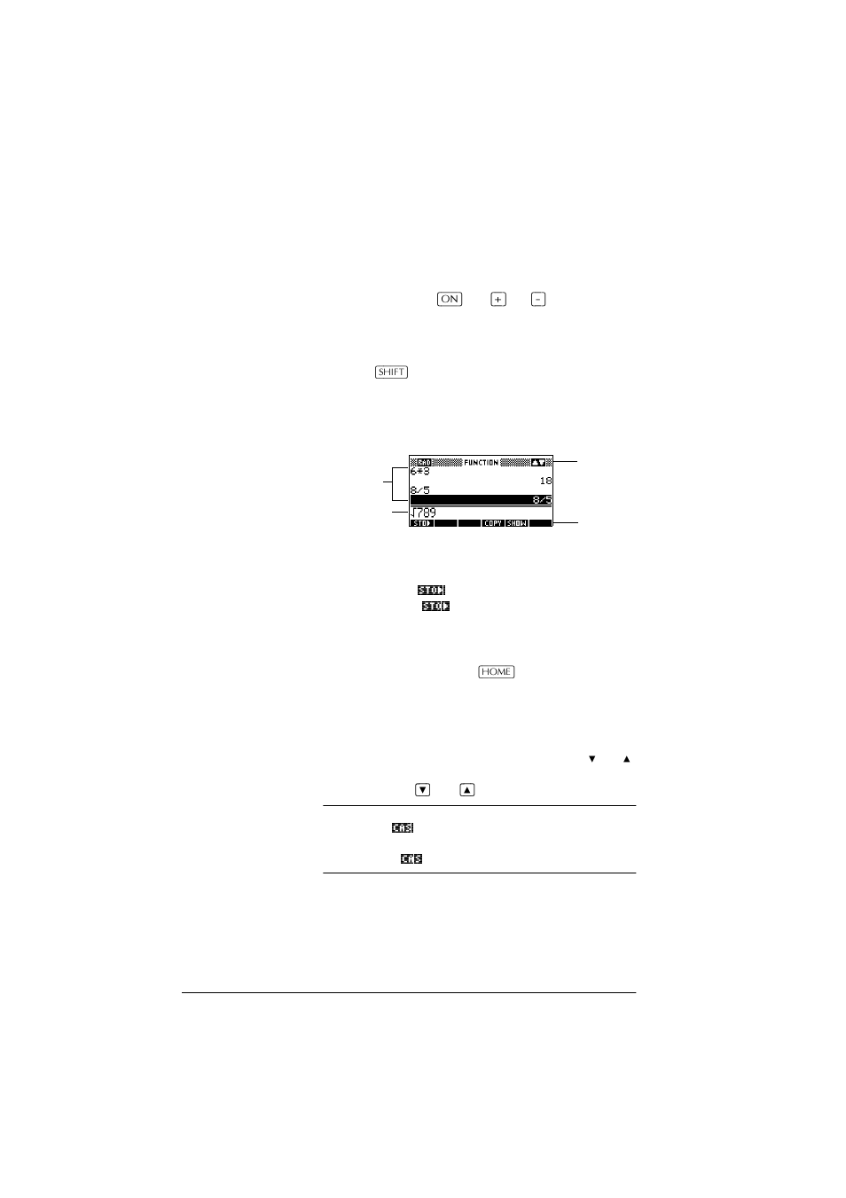 The display, Parts of the display | HP 39g+ User Manual | Page 12 / 288