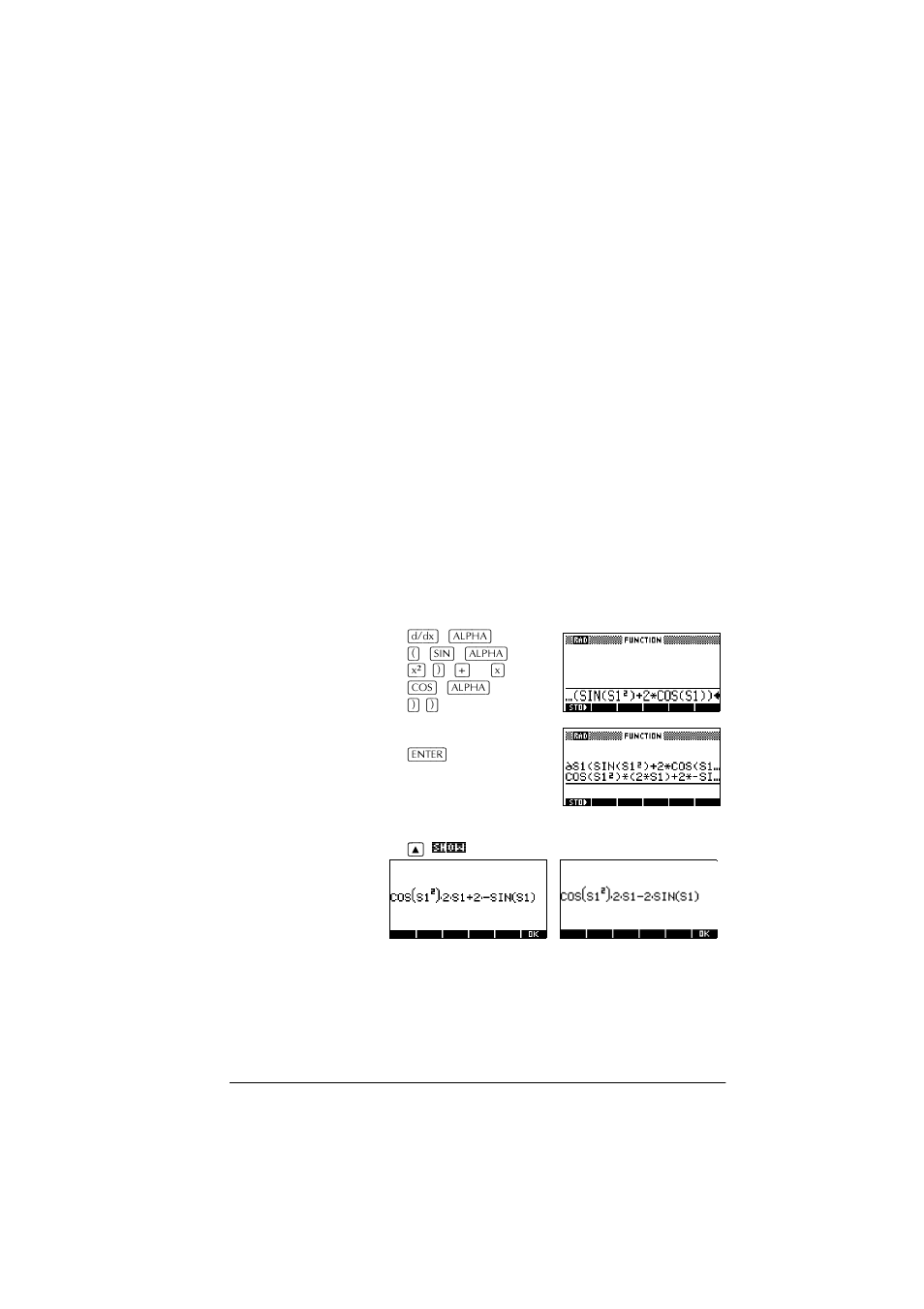 Finding derivatives | HP 39g+ User Manual | Page 159 / 288