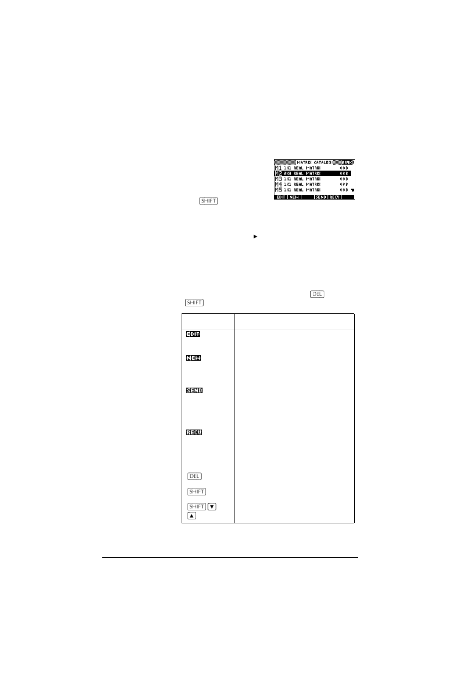 Creating and storing matrices | HP 39g+ User Manual | Page 174 / 288