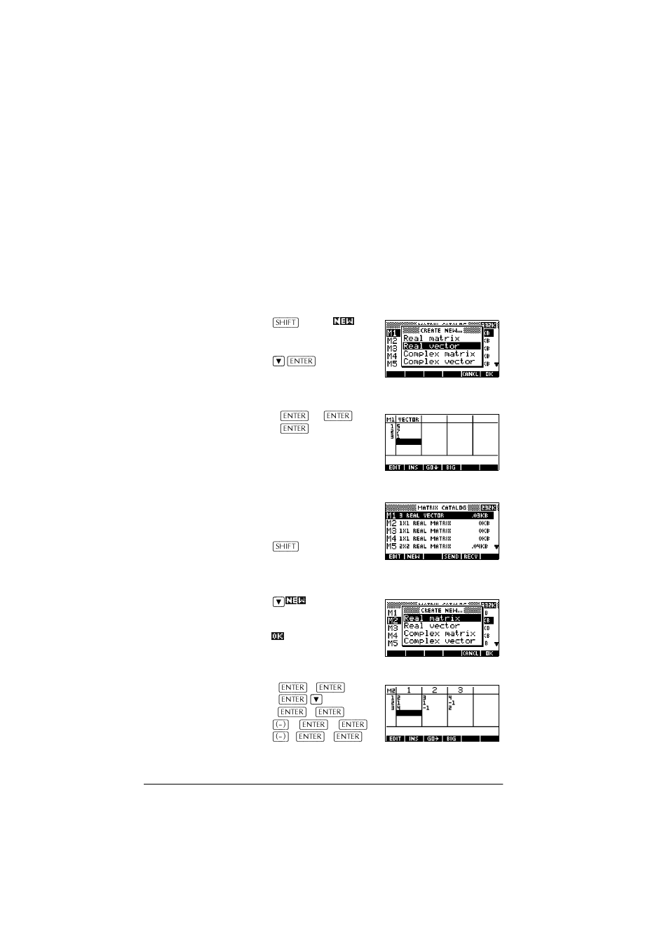 Solving systems of linear equations | HP 39g+ User Manual | Page 180 / 288