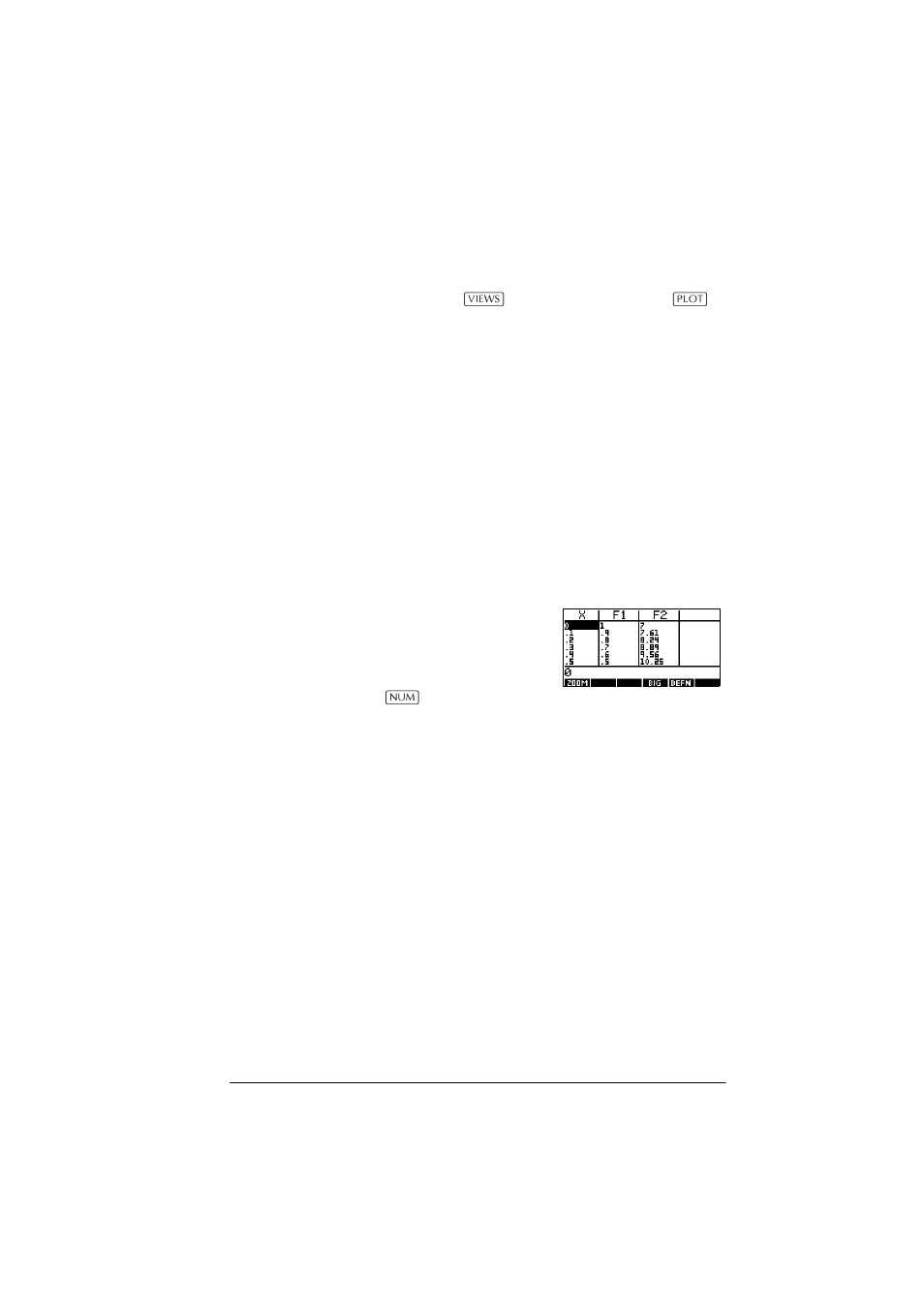 About the numeric view | HP 39g+ User Manual | Page 55 / 288