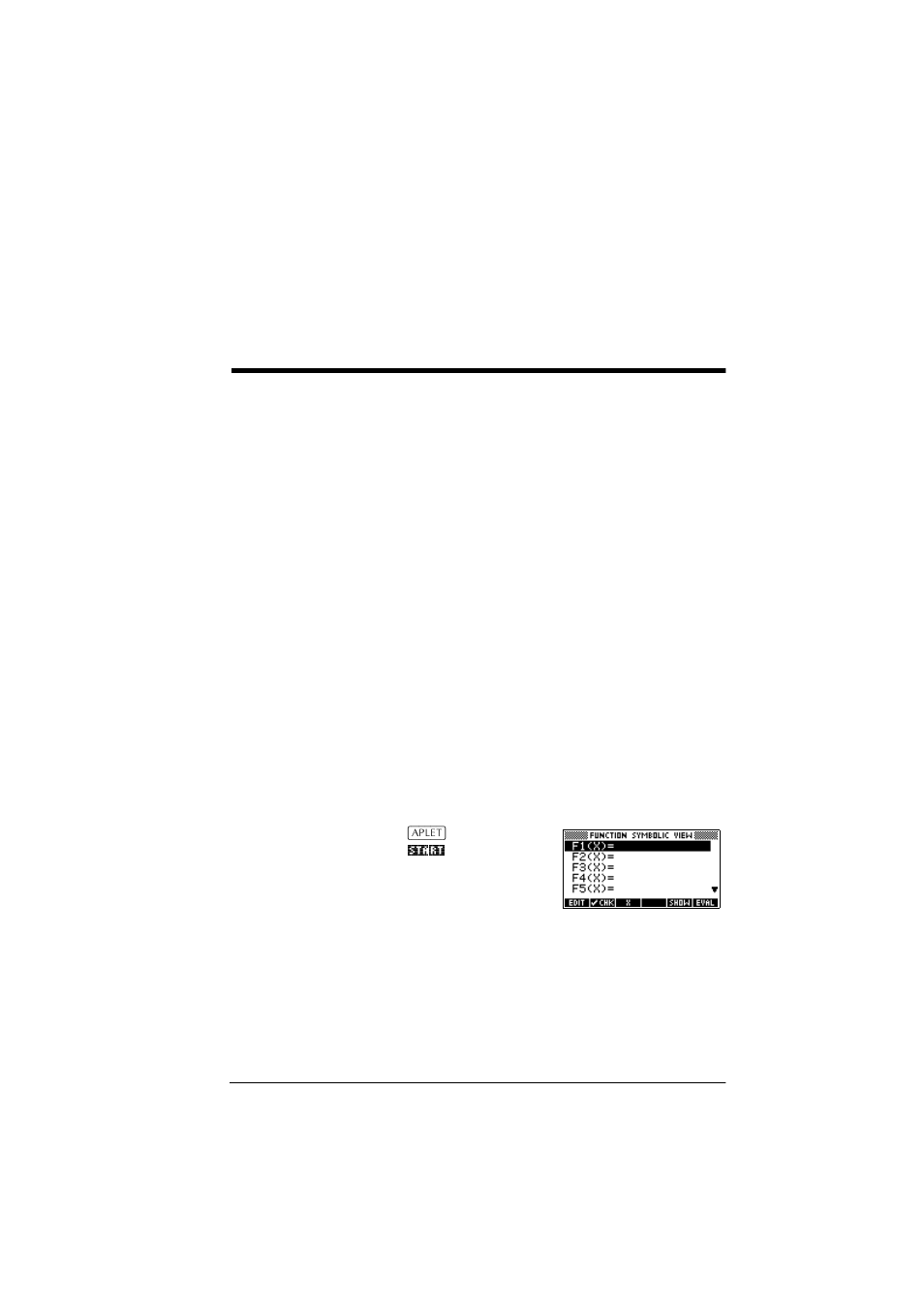 3function aplet, About the function aplet, Getting started with the function aplet | Open the function aplet | HP 39g+ User Manual | Page 61 / 288