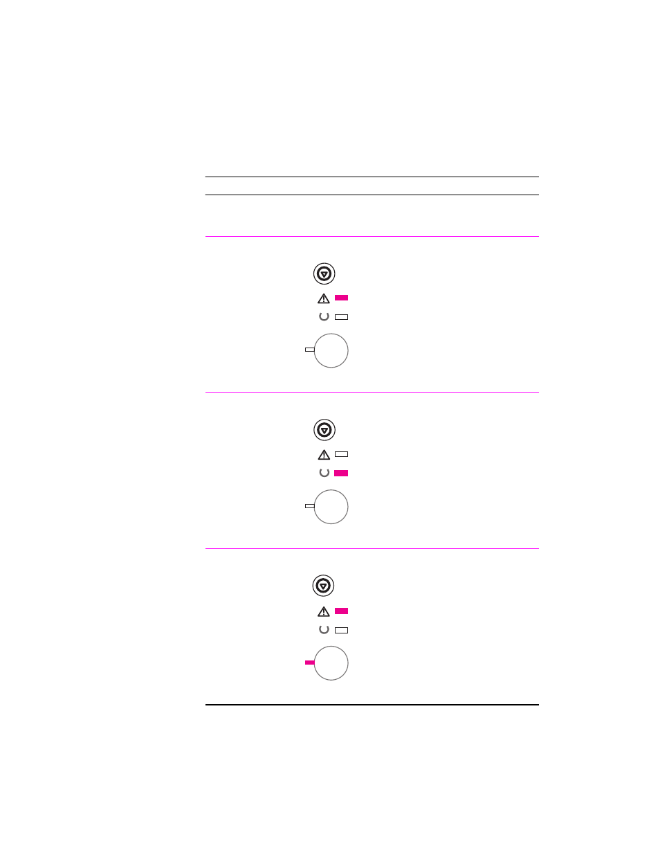 Secondary light patterns | HP 2100 TN User Manual | Page 114 / 184