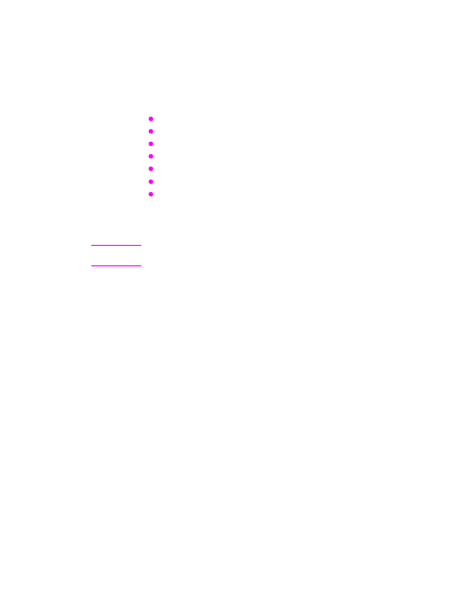 Tray 2 and optional tray 3 paper sizes | HP 2100 TN User Manual | Page 42 / 184