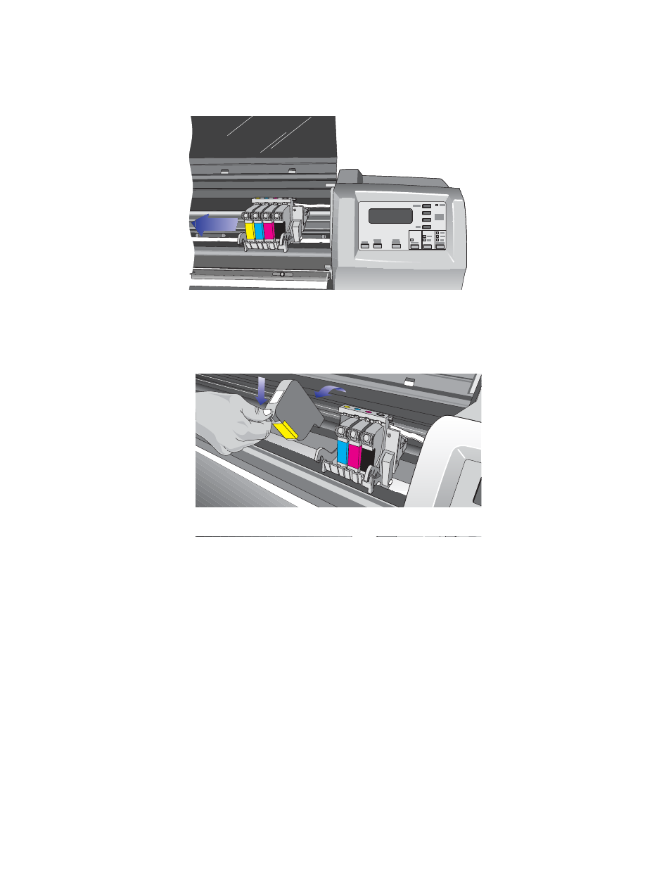 Removing the printheads | HP 3000CP User Manual | Page 218 / 342