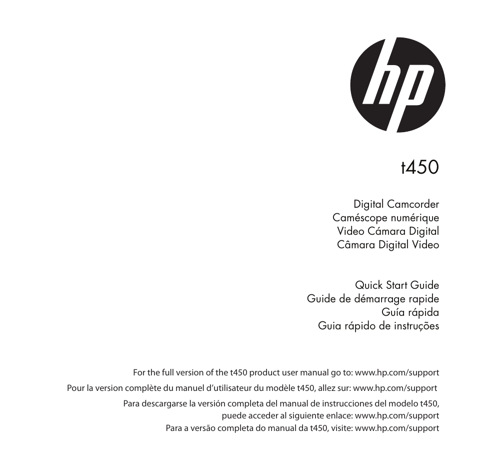 HP T450 User Manual | 66 pages