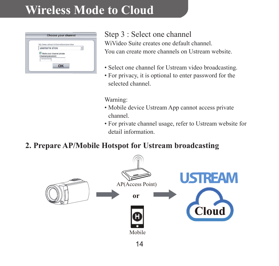 Englis h wireless mode to cloud | HP T450 User Manual | Page 15 / 66