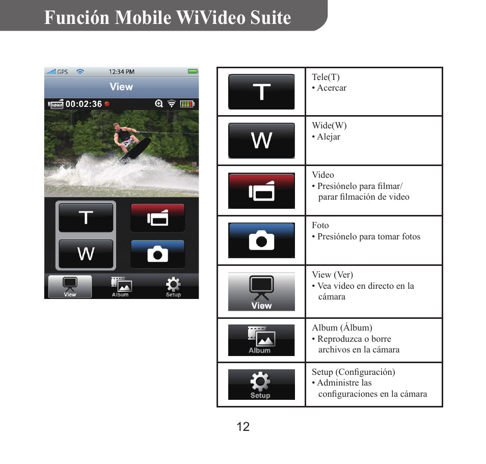 Españo l, Función mobile wivideo suite | HP T450 User Manual | Page 45 / 66