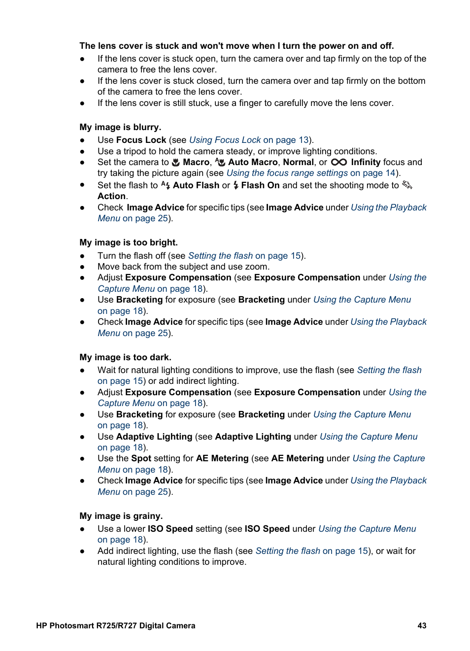 HP R725 User Manual | Page 43 / 56