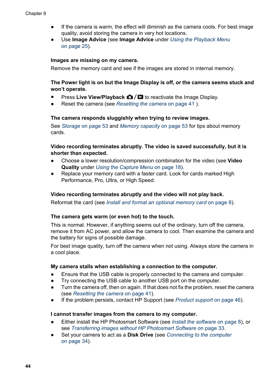 HP R725 User Manual | Page 44 / 56