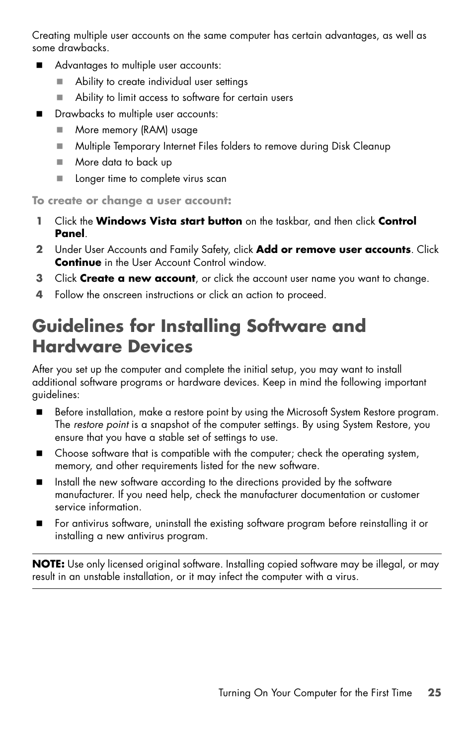 HP Desktop Computer User Manual | Page 29 / 76