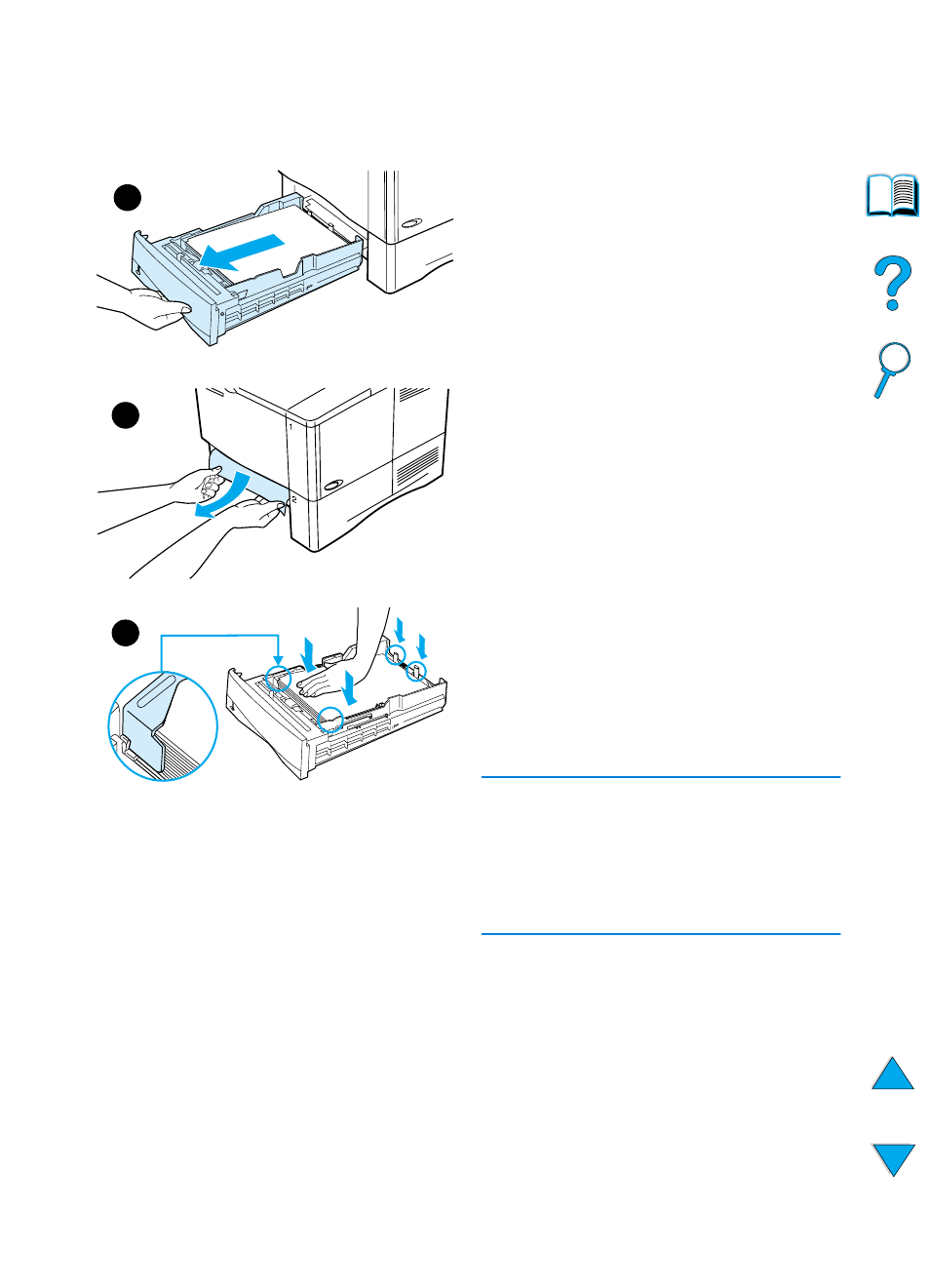 Clearing jams from the input tray areas | HP 4100TN User Manual | Page 104 / 278