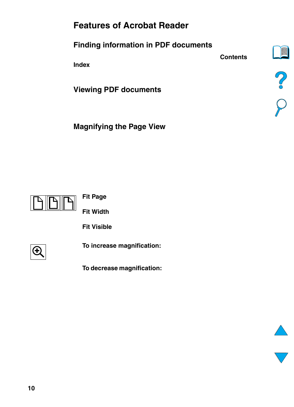 Features of acrobat reader | HP 4100TN User Manual | Page 12 / 278