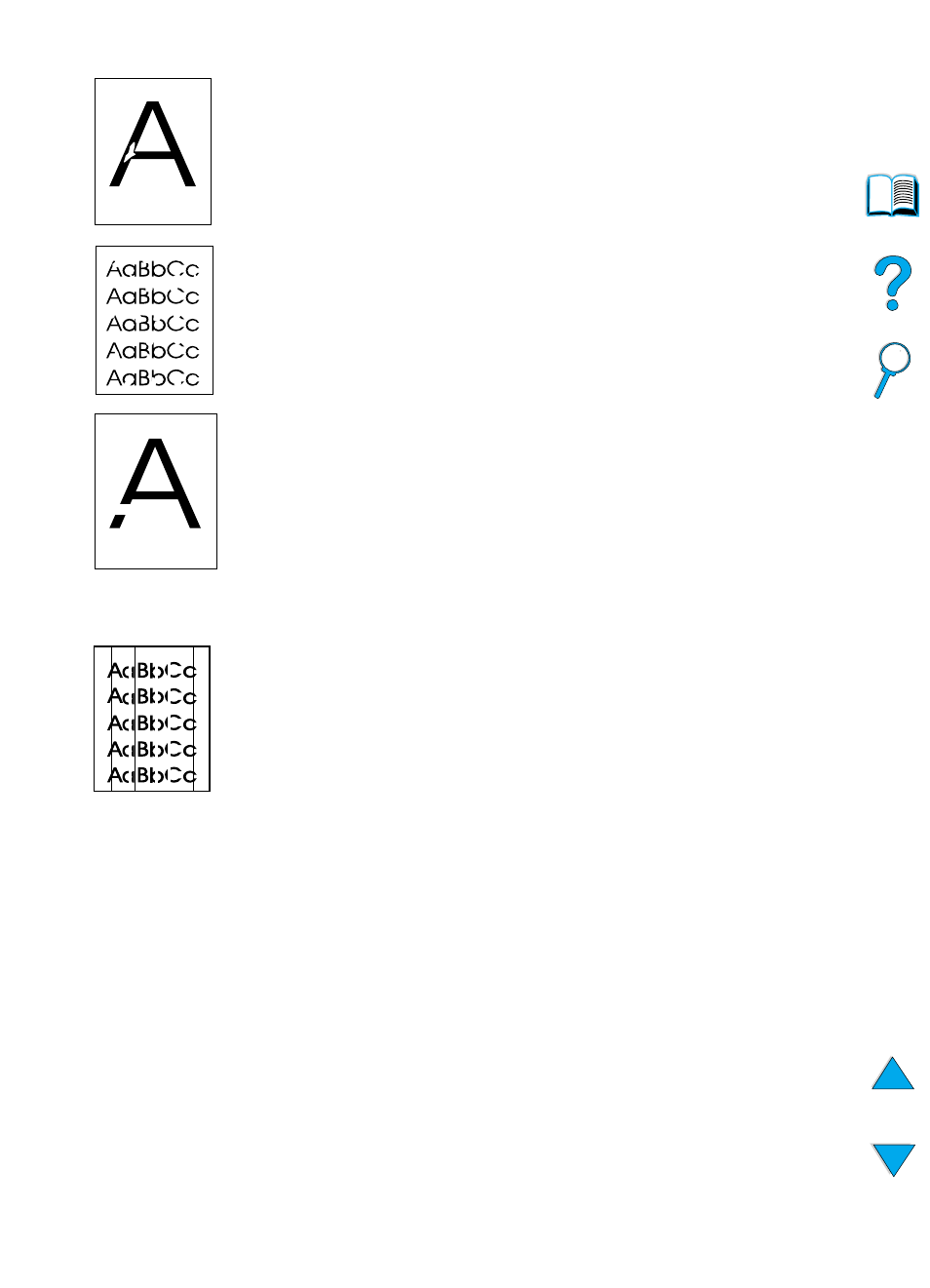 Dropouts, Lines, Dropouts lines | HP 4100TN User Manual | Page 133 / 278