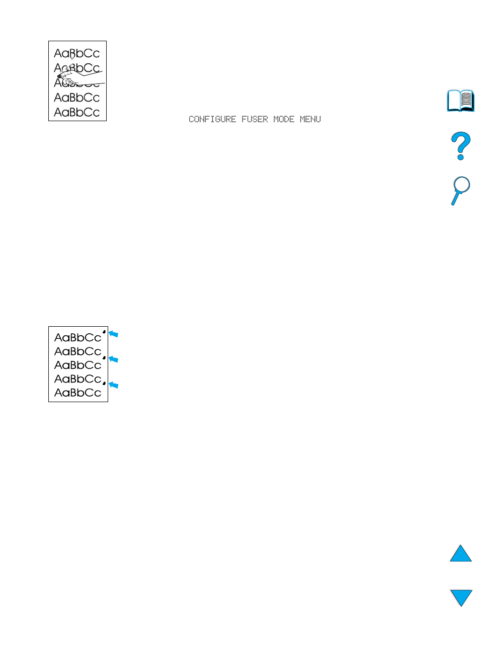 Loose toner, Repeating defects, Loose toner repeating defects | HP 4100TN User Manual | Page 135 / 278