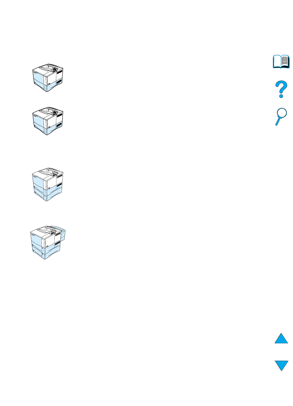 Printer configurations, Hp laserjet 4100, Hp laserjet 4100n | Hp laserjet 4100tn, Hp laserjet 4100dtn | HP 4100TN User Manual | Page 20 / 278