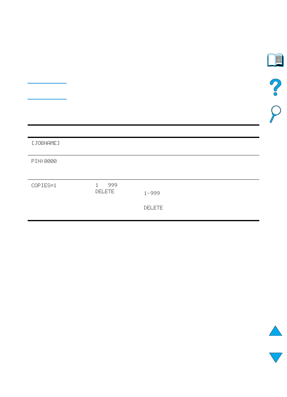 Private/stored jobs menu | HP 4100TN User Manual | Page 209 / 278