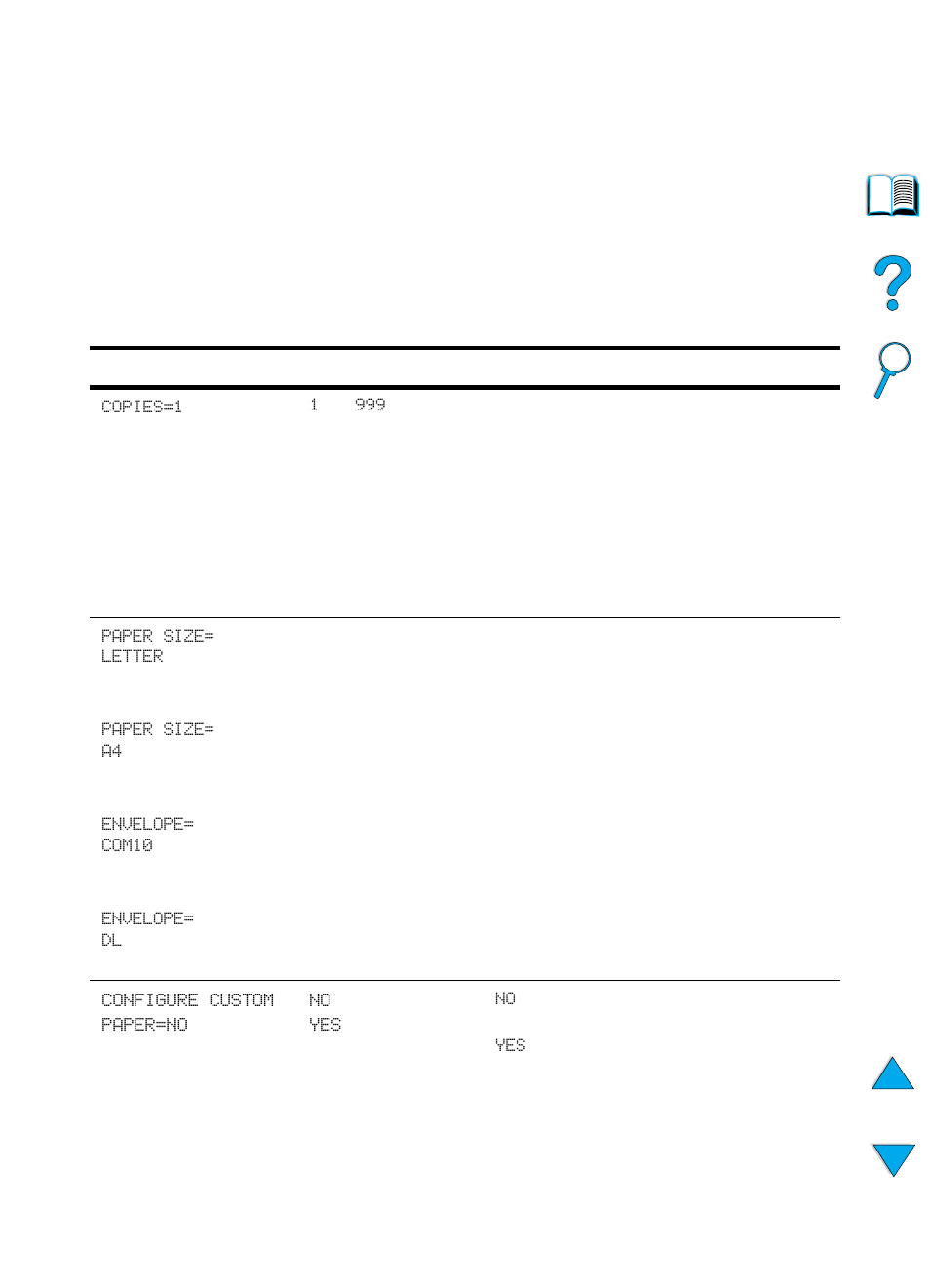 Printing menu, Printing menu” on | HP 4100TN User Manual | Page 215 / 278