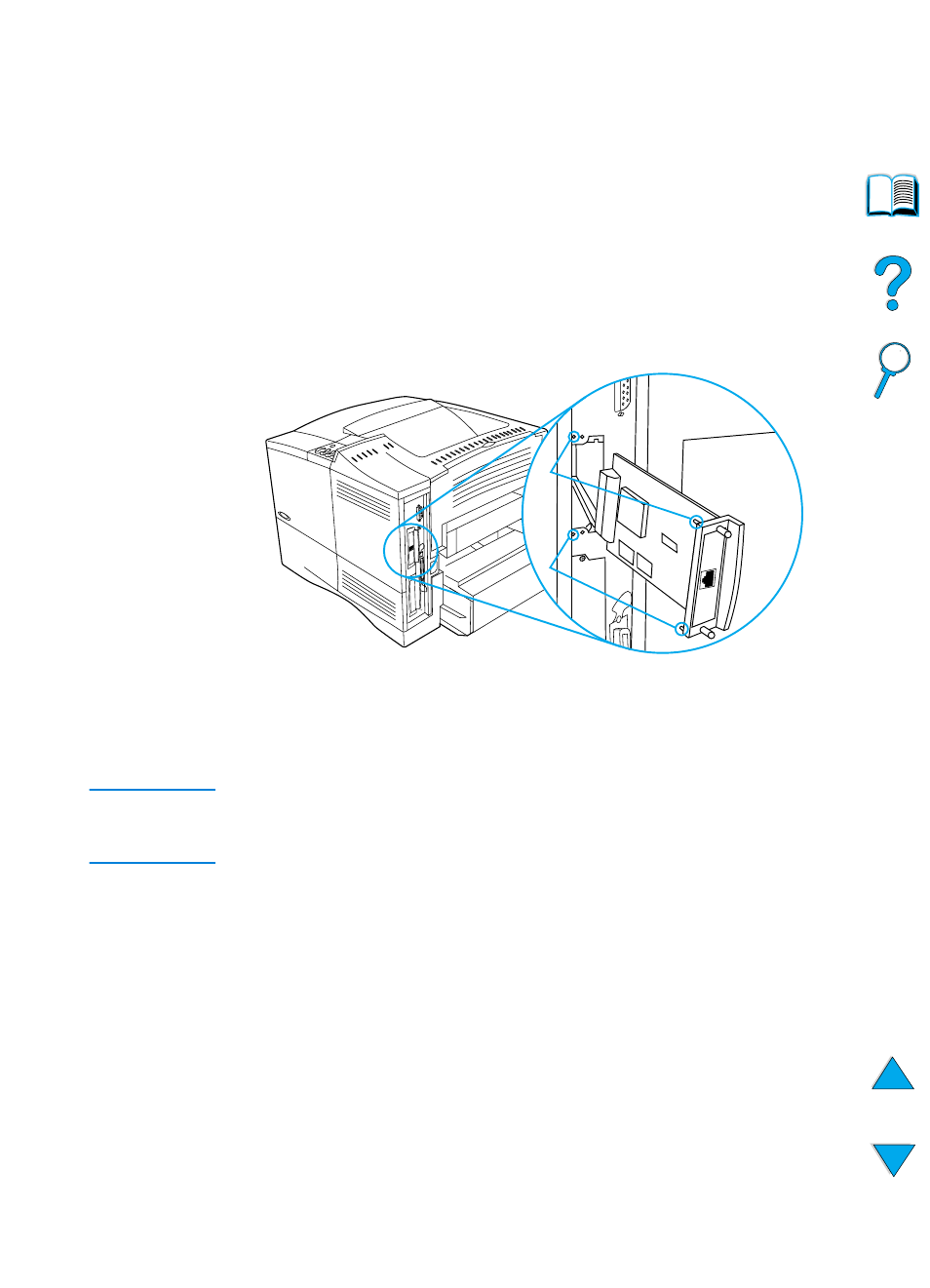 Installing eio cards/mass storage | HP 4100TN User Manual | Page 235 / 278