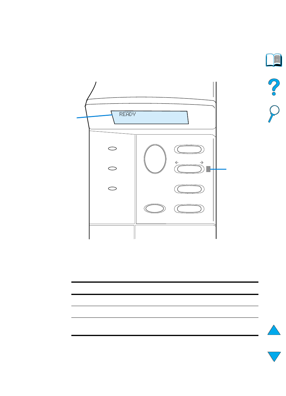 Control panel layout, Control panel, Control panel lights | Control panel control panel lights | HP 4100TN User Manual | Page 31 / 278