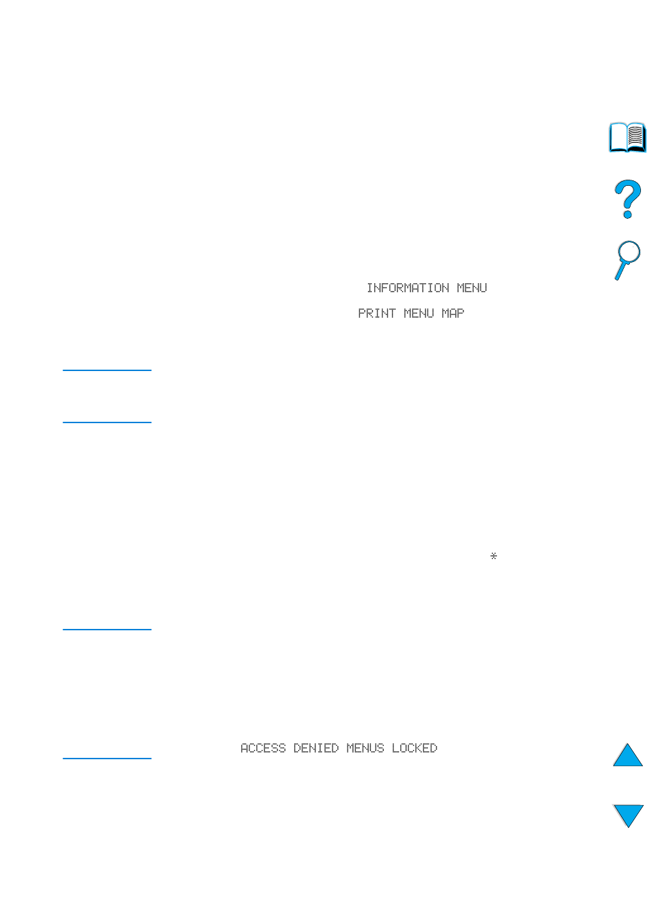 Control panel menus | HP 4100TN User Manual | Page 34 / 278