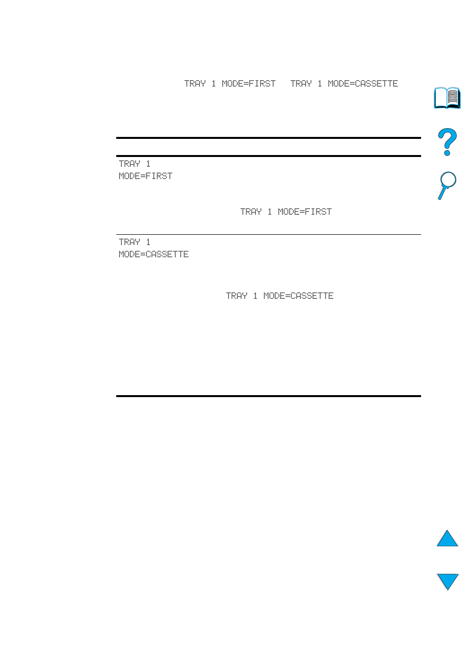 Customizing tray 1 operation | HP 4100TN User Manual | Page 71 / 278