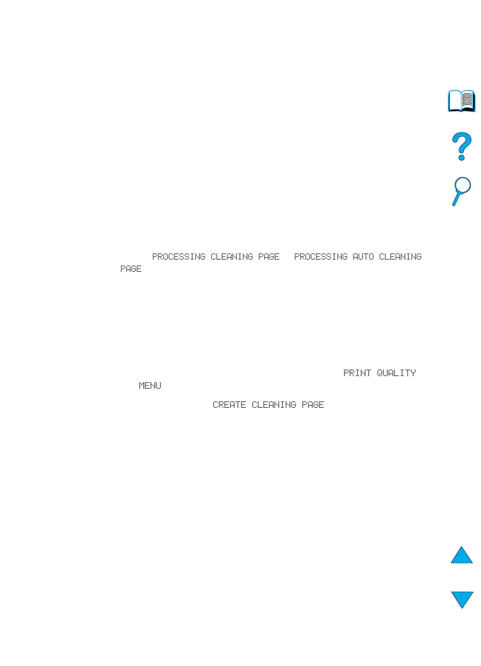 Cleaning the fuser, Running the cleaning page manually | HP 4100TN User Manual | Page 93 / 278