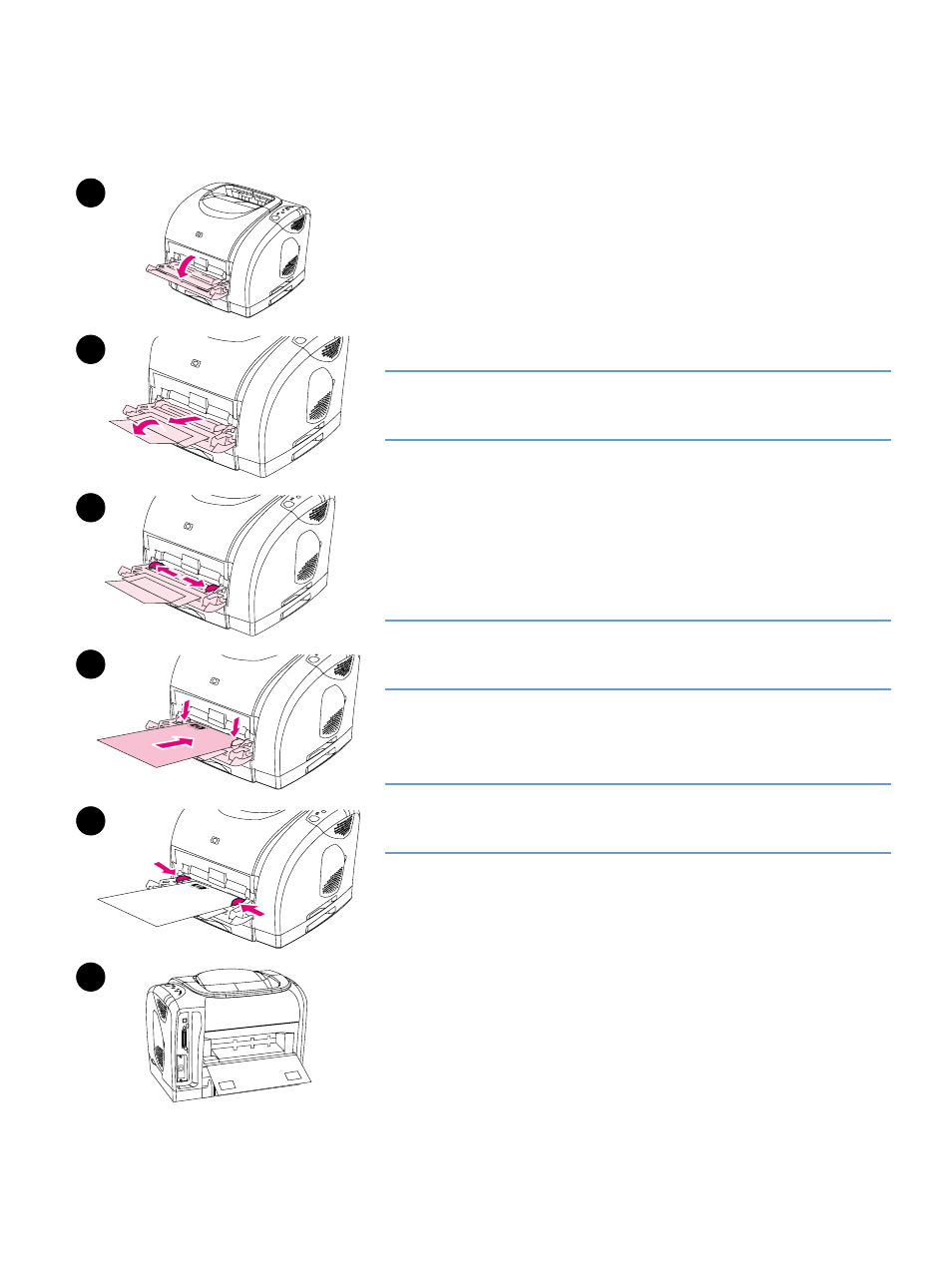 Loading trays, Loading tray1, Loading tray 1 | HP 2500n User Manual | Page 33 / 152