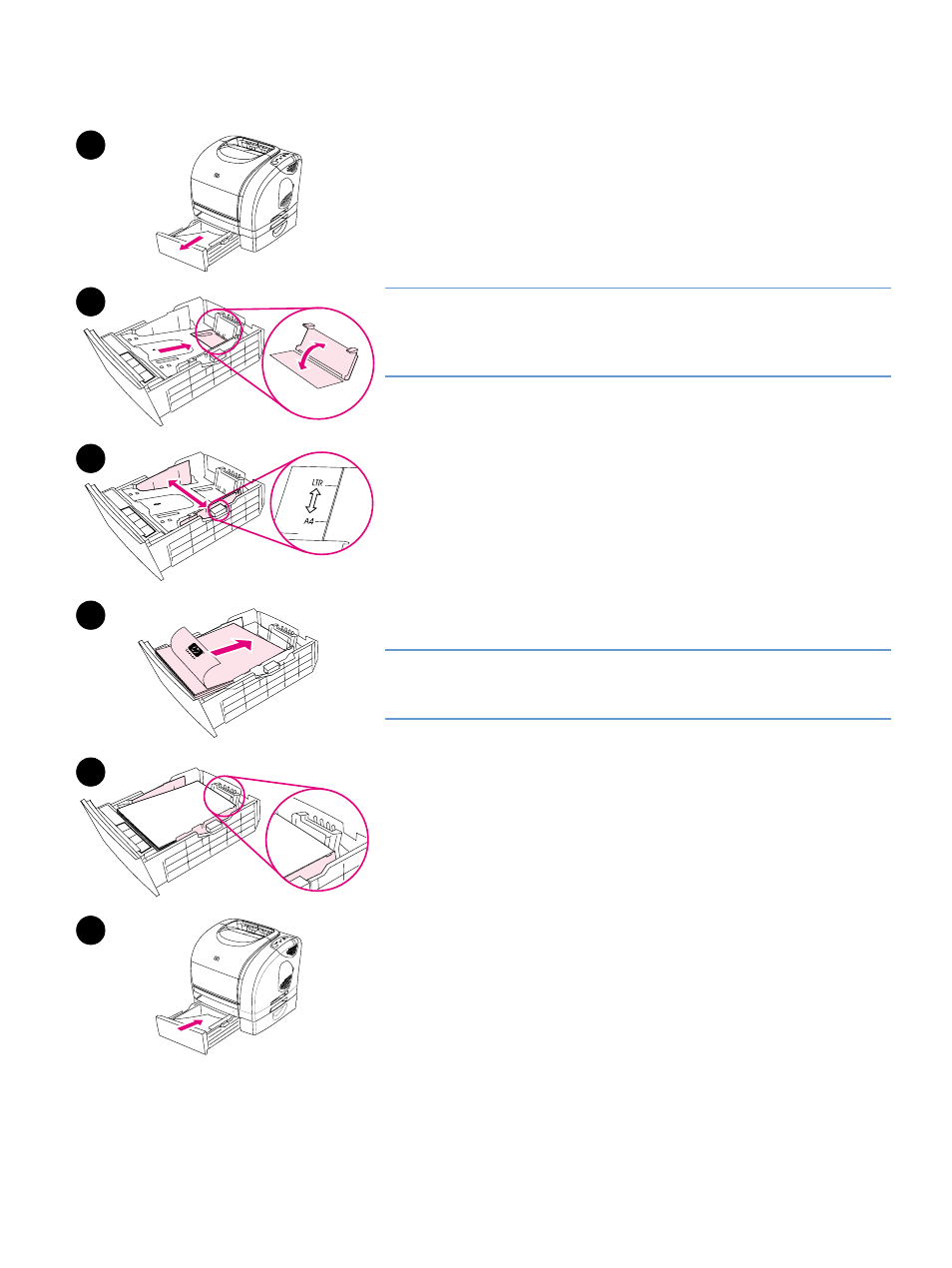 Loading optional tray3, Loading optional tray 3 | HP 2500n User Manual | Page 35 / 152